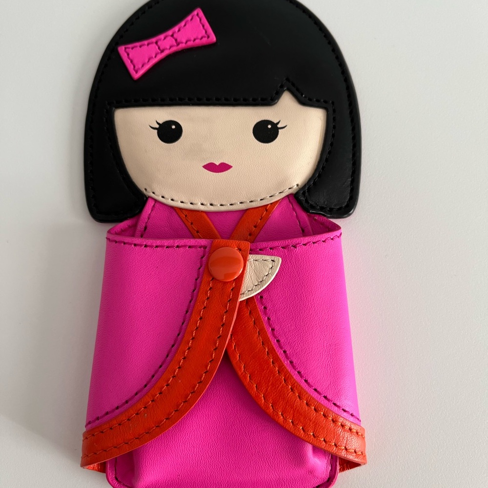 Kate Spade RARE Hello Tokyo Kimono Doll Coin Purse